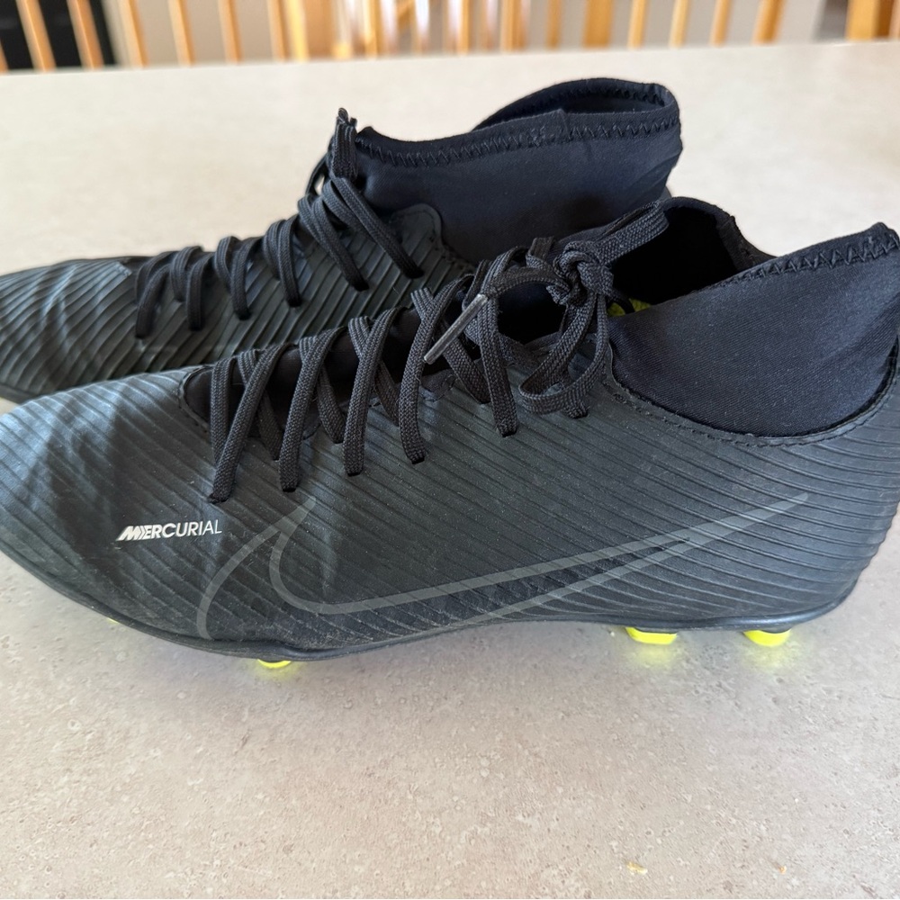 Nike Mercurial Black and Yellow Women’s Soccer Cleats
